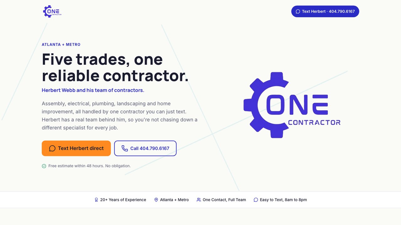 One Contractor LLC preview